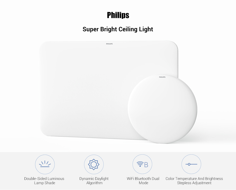 Philips 9290022201 Ceiling Light Mini Version 1000 x 680 x 89mm ( Xiaomi Ecosystem Product )