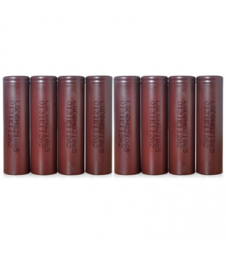 8 x HG2 3000mAh 3.6V 20A 18650 Rechargeable Lithium-ion Battery
