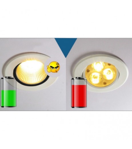 Modern LED Adjustable Tilt Angle Downlight Recessed Round Ceiling Spotlights