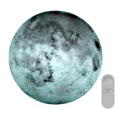 Creative Remote Control Moon-shape Romantic Wall Lamp
