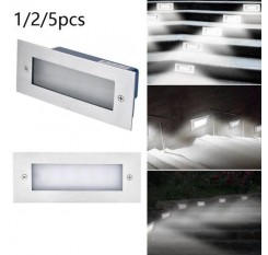 5pcs 7W 25 LEDs Street Corner Lights Cool White Waterproof IP65