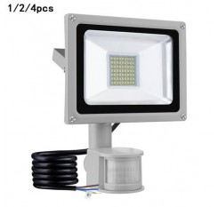30W LED Motion Sensor Floodlight Waterproof LED Working Light Cool White US