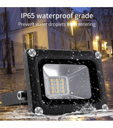 10W Warm White 220V High Power LED Outdoor Flood Light Spotlight UK