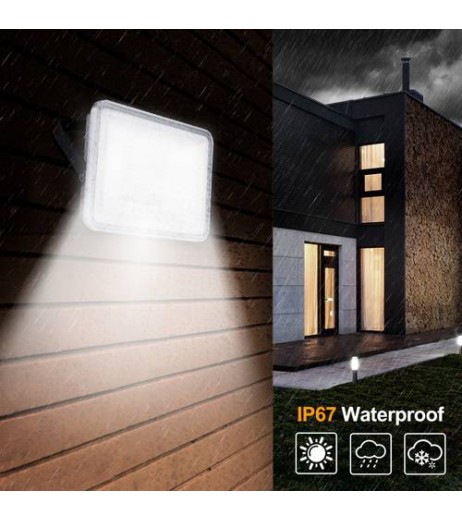 100W LED Flood Spotlight RGB SMD Floodlight Outdoor IP67 Ultra Thin Cool White