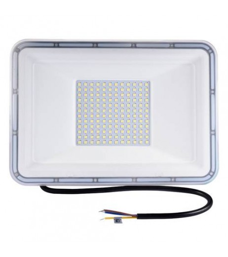 100W LED Flood Spotlight RGB SMD Floodlight Outdoor IP67 Ultra Thin Cool White