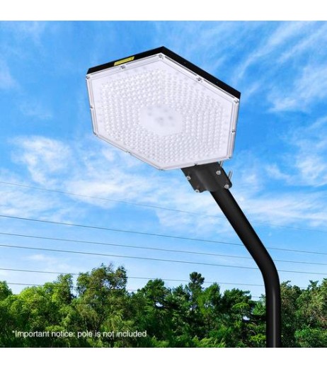300W UFO LED High Bay Light Floodlight Spotlight Road Light Bracket Cool White