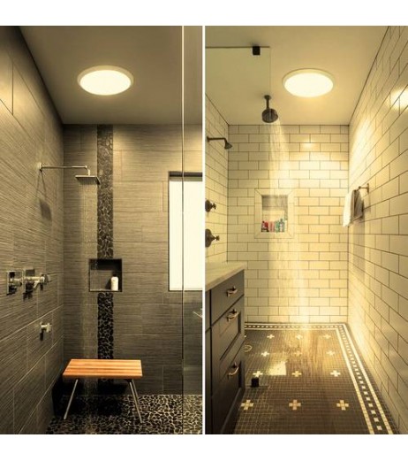 36W LED All-Plastic Ceiling Lamp Living Room Bathroom Kitchen Lamp Warm White