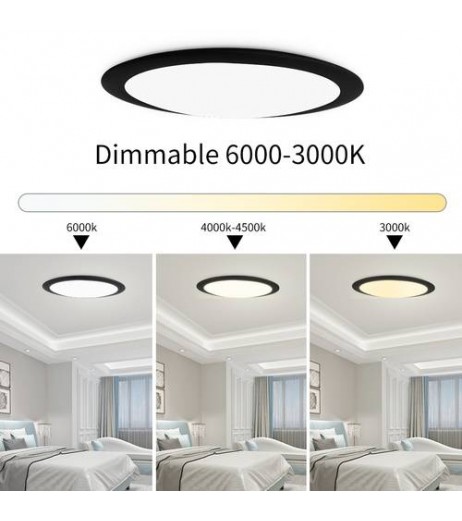 18W 220V Dimmable LED High Bay Ultra-Thin Flying Saucer Ceiling Light UK