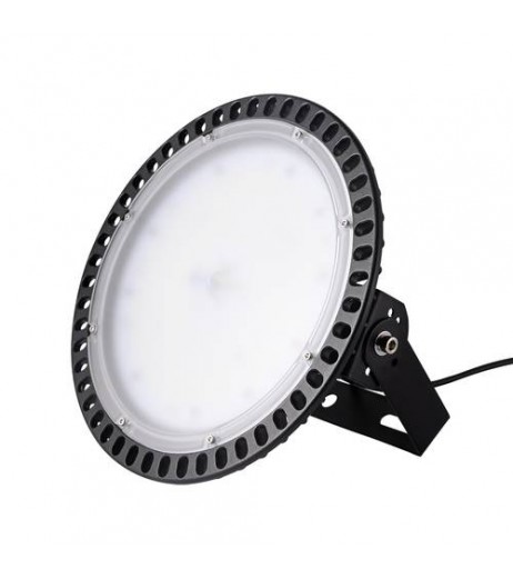 100W Slim LED High Bay Light Low Bay UFO Warehouse Industrial Lights Cool White