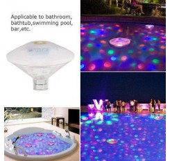 RGB LED Poolbeleuchtung Schwimmende Unterwasser Pool Licht Beleuchtung Lampe