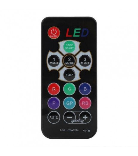 Sound Active RGB LED Stage Light Crystal Ball Disco DJ Party Remote Control