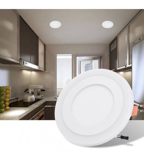 6+3W Surface Mounted LED Panel Light Dimmable Ceiling Downlight Wall Lamp Blue