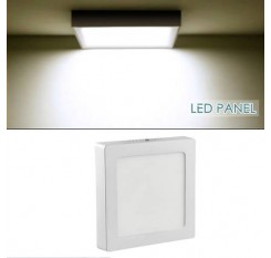 4pcs 12W Square Panel Light Surface Mount Ceiling Downlight Lamp Natural White