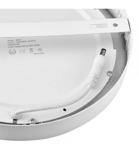 18W Round LED Ceiling Light DownOffice Panel Flush Mount Fixture Cool White