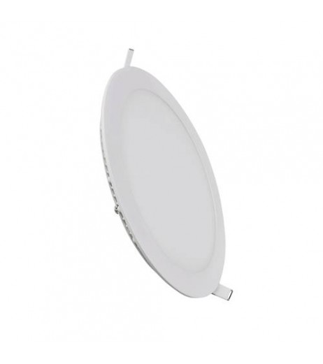 24W Ultra Slim Round LED Ceiling Light Panel Flush Mount Fixture Cool White