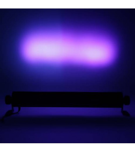 AC100V-240V 260W UV 9-LED Remote-controlled/Auto/Sound/DMX Purple Light DJ Wedding Party Stage Light Black