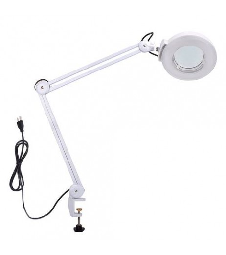 15W 110V Laboratory Beauty Magnifying Lamp 30LED 1500LM Magnification White