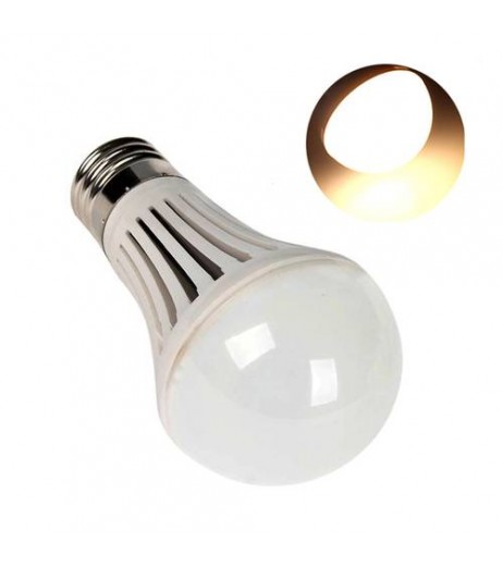 6PCS 7W E27 LED Kugel-Birnen-Lampen-warmes Licht