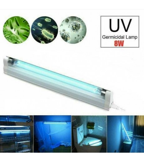 UV 8W Disinfection Lamp UVC Ozone Ultraviolet Germicidal Light Bulb Sterilizer