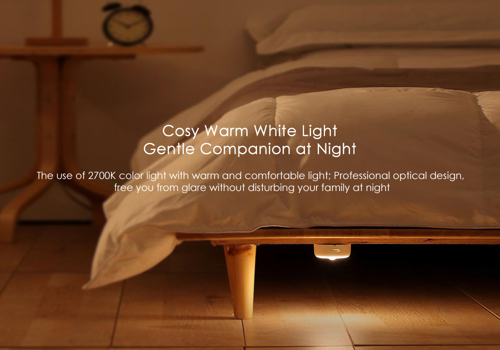 Yeelight USB Powered Photosensitive and Infrared Human Sensor Small Night Light 2PCS - White 2PCS