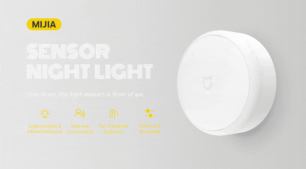 Mijia MJYD01YL Photosensitive and IR Sensor Night Light - White 3PCS